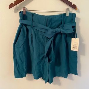 Size 12 high waisted shorts new with tags retails. $30